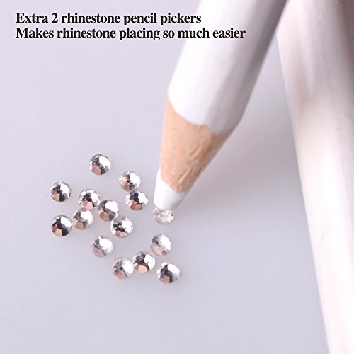 Hotfix Applicator, GLTECK DIY Hot Fix Rhinestone Applicator Wand S...