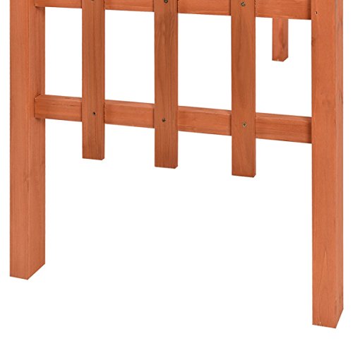 Giantex 85in Wood Arbor Wedding Arch Garden Trellis Pergola Arbor ...