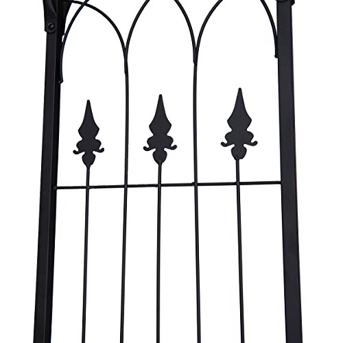 Giantex Garden Arch Metal Rose Steel Garden Arbor Decoration Climb...