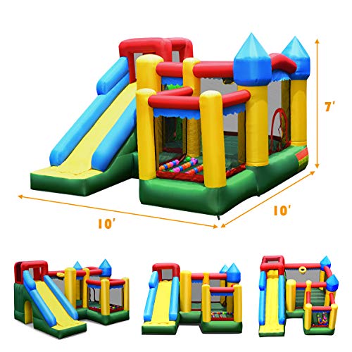 Giantex Mighty Inflatable Bounce House Castle Jumper Moonwalk Boun...
