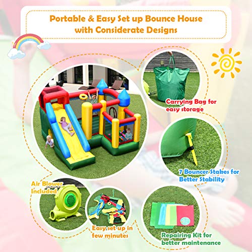 Giantex Mighty Inflatable Bounce House Castle Jumper Moonwalk Boun...