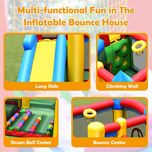 Giantex Mighty Inflatable Bounce House Castle Jumper Moonwalk Boun...