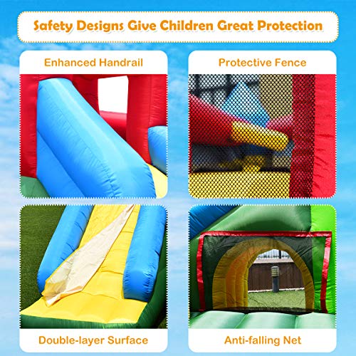 Giantex Mighty Inflatable Bounce House Castle Jumper Moonwalk Boun...