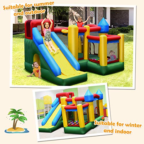 Giantex Mighty Inflatable Bounce House Castle Jumper Moonwalk Boun...