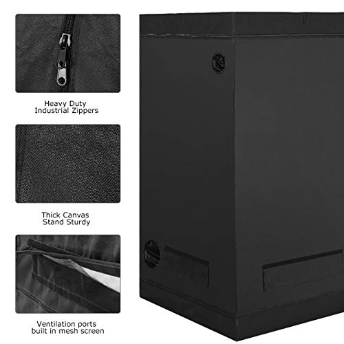 Giantex Plant Growing Tent Indoor Grow Tent Room Reflective Hydrop...