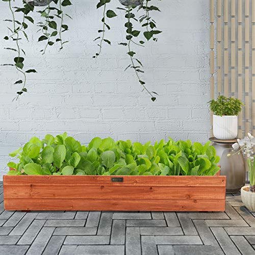 Giantex Raised Garden Bed Flower or Vegetable Planter Window Mount...