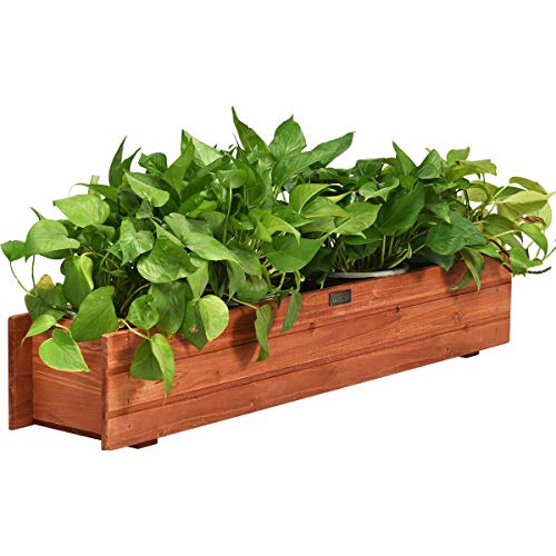 Giantex Raised Garden Bed Flower or Vegetable Planter Window Mount...