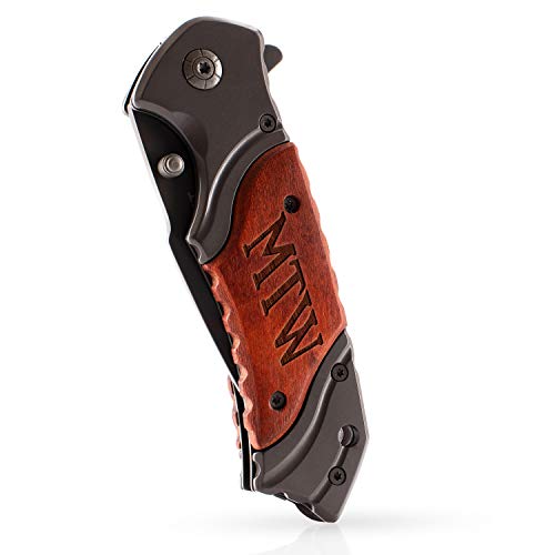 Personalized Pocket Knife For Men | 20 Font Option | Custom Pocket...