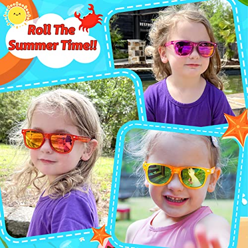 GIFTINBOX 24 Pack Kids Sunglasses Bulk, Kids Sunglasses Party Favo...