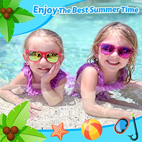 GIFTINBOX 24 Pack Kids Sunglasses Bulk, Kids Sunglasses Party Favo...