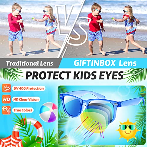 GIFTINBOX 24 Pack Kids Sunglasses Bulk, Kids Sunglasses Party Favo...