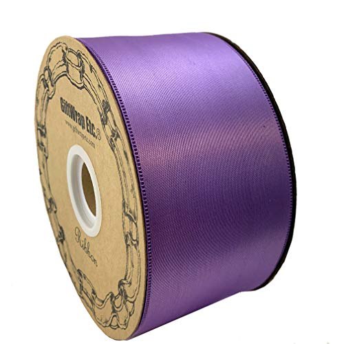 Purple Satin Fabric Decorative Ribbon - 2 x 50 Yards, Healthcare ...