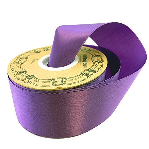 Purple Satin Fabric Decorative Ribbon - 2 x 50 Yards, Healthcare ...