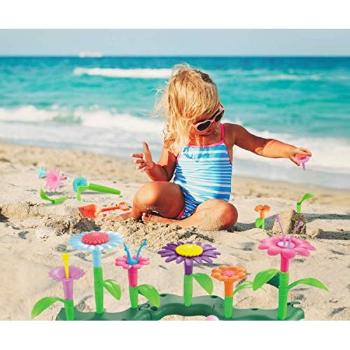 GILI Flower Garden Building Toys, Build a Bouquet Sets for 3, 4, 5...
