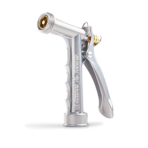 Gilmour Solid Metal Hose Spray Nozzle with Threaded Front - Garden...