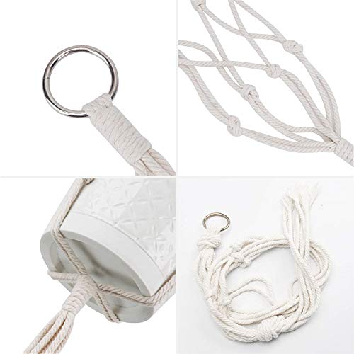 6 Pack Plant Hangers, Hanging Plant Holder Hanging Planter Stand D...