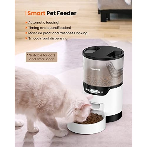 Automatic Cat Feeder, Timed Cat Feeder with Adjustable Feeding Sch...