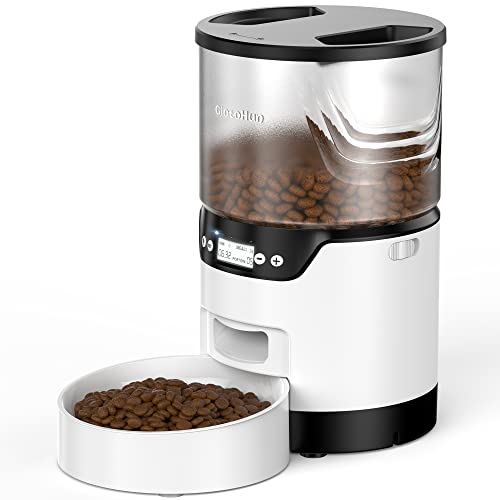 Automatic Cat Feeder, Timed Cat Feeder with Adjustable Feeding Sch...