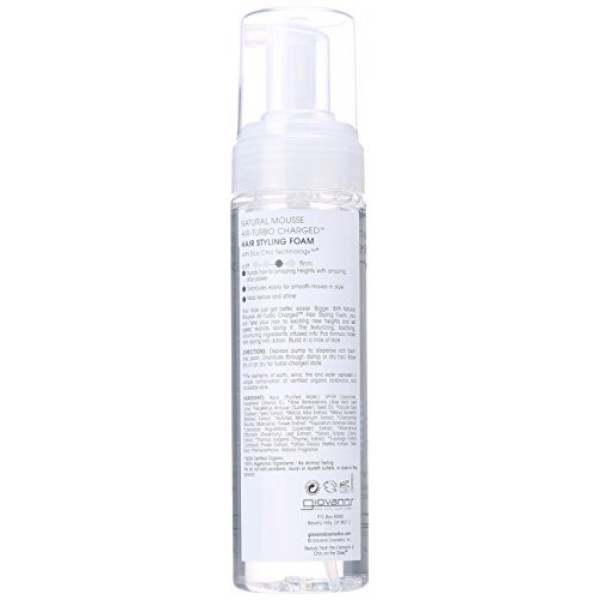 GIOVANNI COSMETICS- Eco Chic Natural Hair Styling Mousse- Air-Turb...