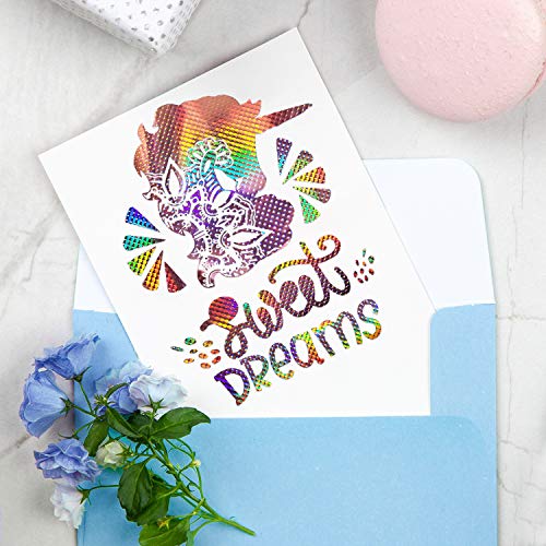 Rose Gold Vinyl,Holographic Opal Chrome Rose Gold Adhesive Craft V...