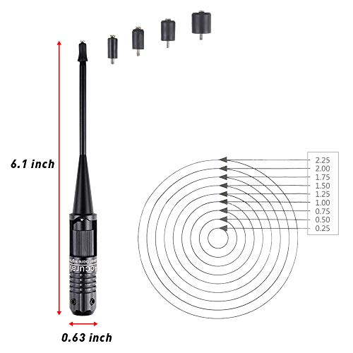 Give Me Bore Sight Kit Red Boresighters for .22 to .50 Caliber Rif...