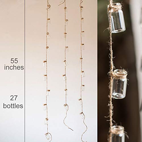 Hanging Planter Glass Terrarium Plants Container for Mini Air Plan...