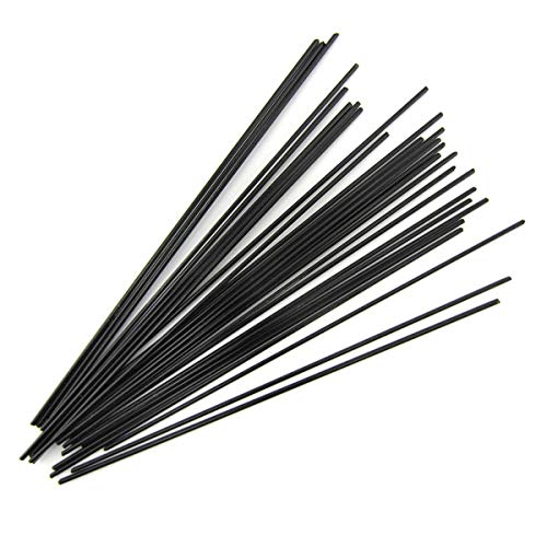 Black Opalescent Stringer Sample S-0100-BE Bullseye Glass Stringer...