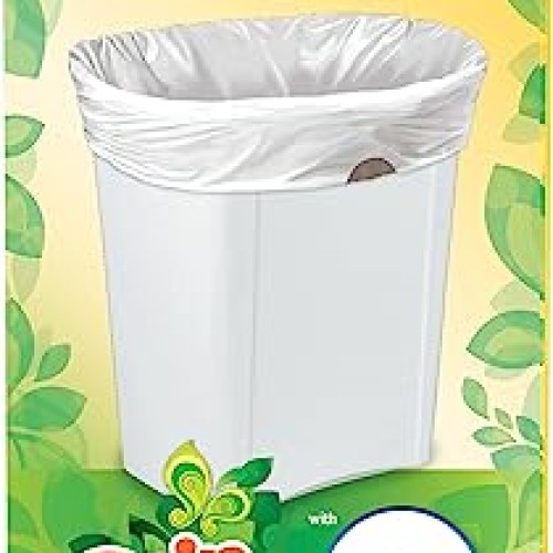 Glad Medium Drawstring Trash Bags, 8 Gal, Gain Original Scent with...