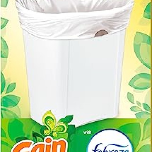Glad Medium Drawstring Trash Bags, 8 Gal, Gain Original Scent with...
