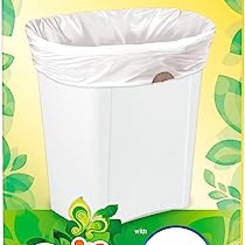 Glad Medium Drawstring Trash Bags, 8 Gal, Gain Original Scent with...