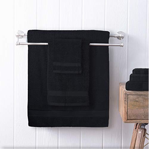 GLAMBURG Ultra Soft 8-Piece Towel Set - 100% Pure Ringspun Cotton,...
