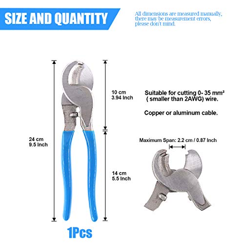 Glarks 2Pcs Wire Crimper Terminal Crimping Tool Cable Lug Crimper ...