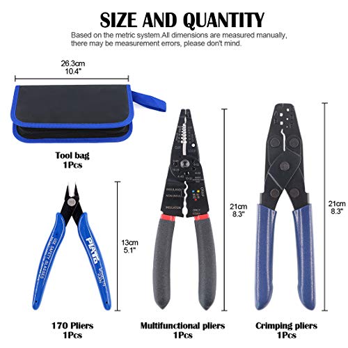 Glarks 3Pcs Automotive Wiring Harness Terminals Plug Crimping Tool...