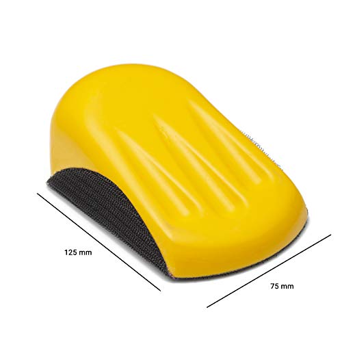 Glass Polish GP15901 Hook and Loop Hand Sanding Block, Hand Sandin...
