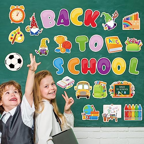 102 Pcs Back to School Cutouts Welcome School Classroom Bulletin B...