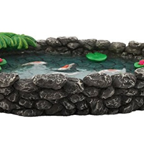 GlitZGlam KOI Miniature Pond - Koi Pond for a Fairy Garden. A Mini...