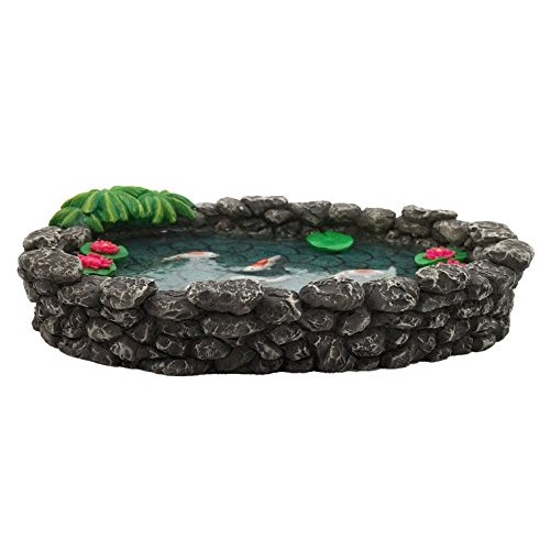 GlitZGlam KOI Miniature Pond - Koi Pond for a Fairy Garden. A Mini...