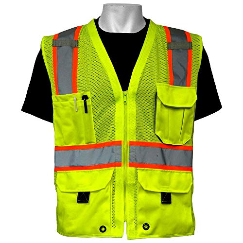 Global Glove GLO-079 - FrogWear HV - High-Visibility Mesh Polyeste...