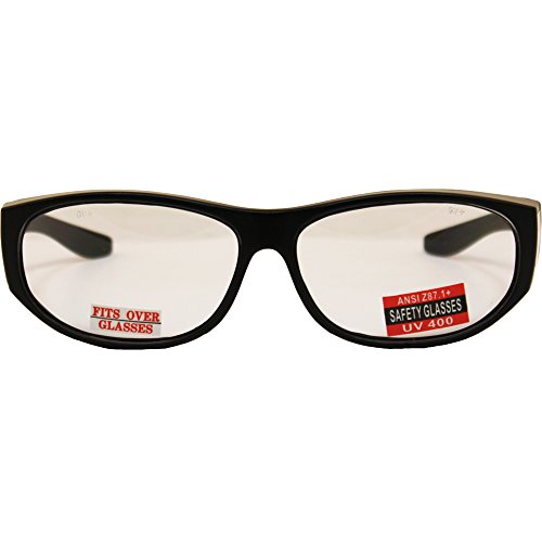 Escort Over Glasses Clear Lens Safety Glasses Has Matching Side Le...