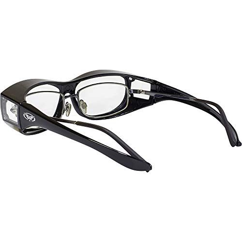 Escort Over Glasses Clear Lens Safety Glasses Has Matching Side Le...