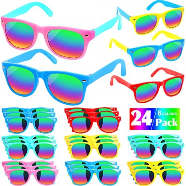 Kids Sunglasses Bulk Party Favors - 24 Pack Summer Party Supplies ...