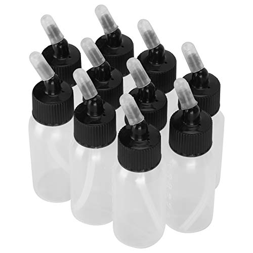 10pcs Airbrush Bottles, 30ml Airbrush Bottles Transparent Airbrush...