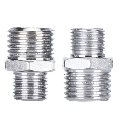 Airbrush Adapter Set, 6Pcs Male Thread G1/8in to G1/4in Airbrush C...