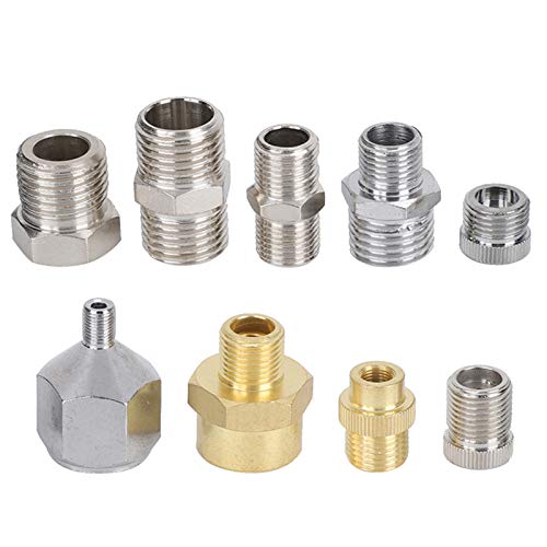 Airbrush Adapter Set, 9Pcs Airbrush Connector Set Painting Spray G...