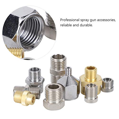 Airbrush Adapter Set, 9Pcs Airbrush Connector Set Painting Spray G...