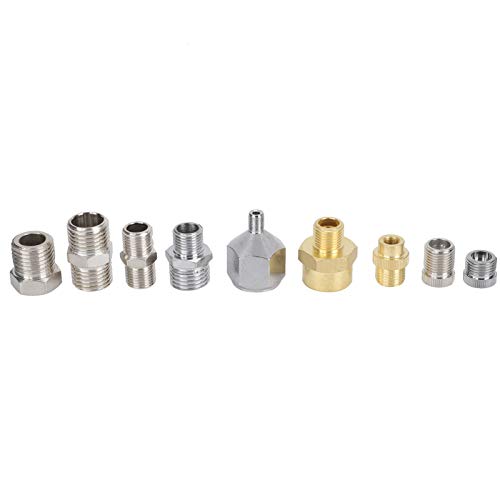 Airbrush Adapter Set, 9Pcs Airbrush Connector Set Painting Spray G...