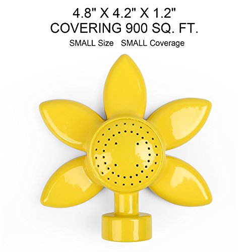 glorden Flower Design Circular Spot Sprinkler with Gentle Water Fl...
