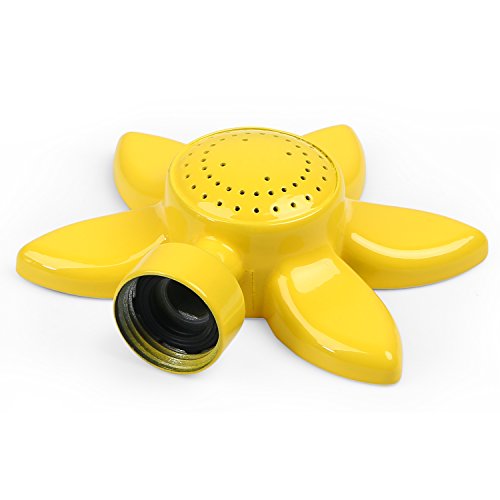 glorden Flower Design Circular Spot Sprinkler with Gentle Water Fl...