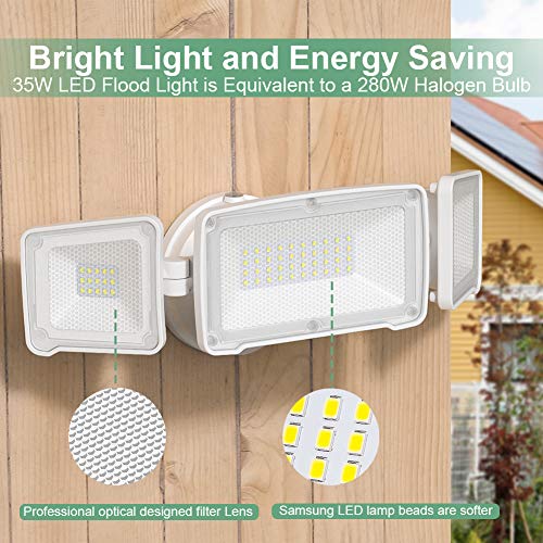 Full Metal Dusk to Dawn Exterior Flood Light - Super Bright Securi...