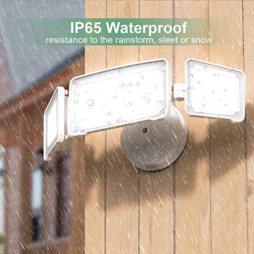 Full Metal Dusk to Dawn Exterior Flood Light - Super Bright Securi...